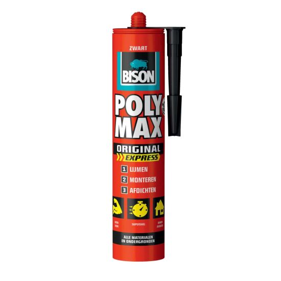 BISON poly Max Express negru MS Polimer 425gr SAE80217