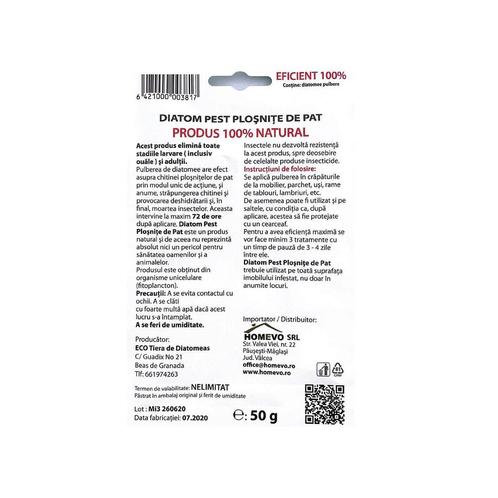 HOMEVO Repelent plosnite de pat SAE80223