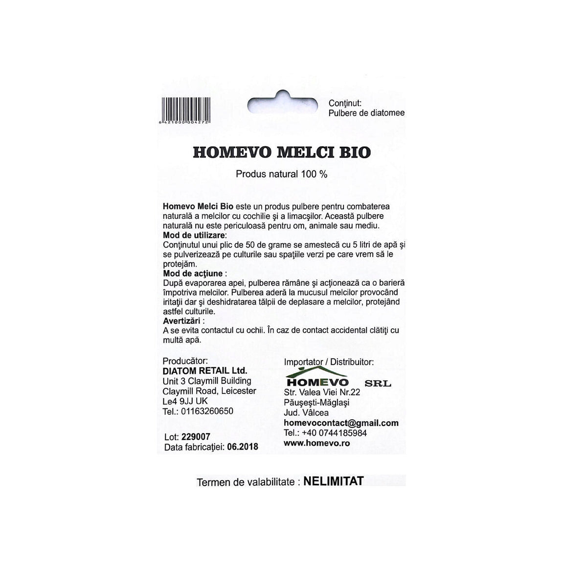 HOMEVO Repelent Melci BIO SAE80227