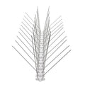 Banda 50 cm cu 4 randuri de tepi anti pasari-SAE Porumbei  002.1