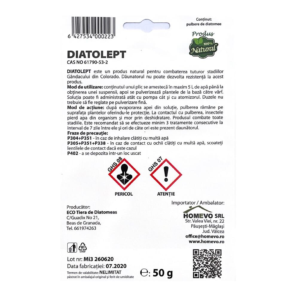HOMEVO Repelent Gandacul de Colorado DIATOLEPT SAE80232