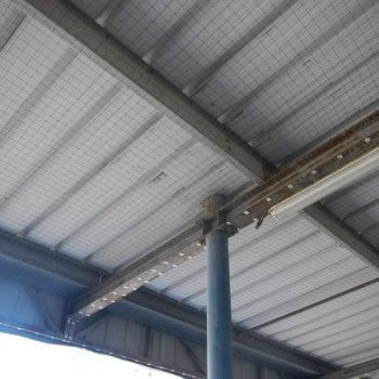 Plasă Anti-Păsări Ignifugă (Neagră) 5x5 m cu Ochiuri de 50 mm SAE 50510