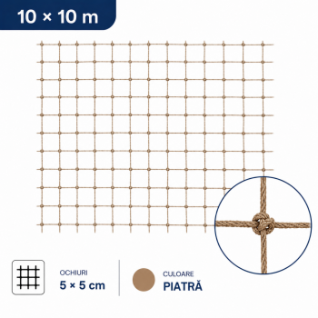 Plasa antipasari 10x10 m, SAE 50400