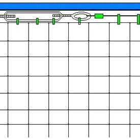 Plasa antipasari 10x10 m, SAE 50400