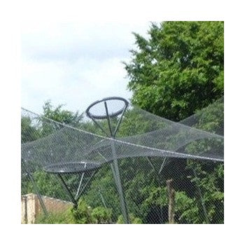 Plasa antipasari 10x10 m, ochiuri de 1,9/1,9 cm, culoare piatra, SAE 50700