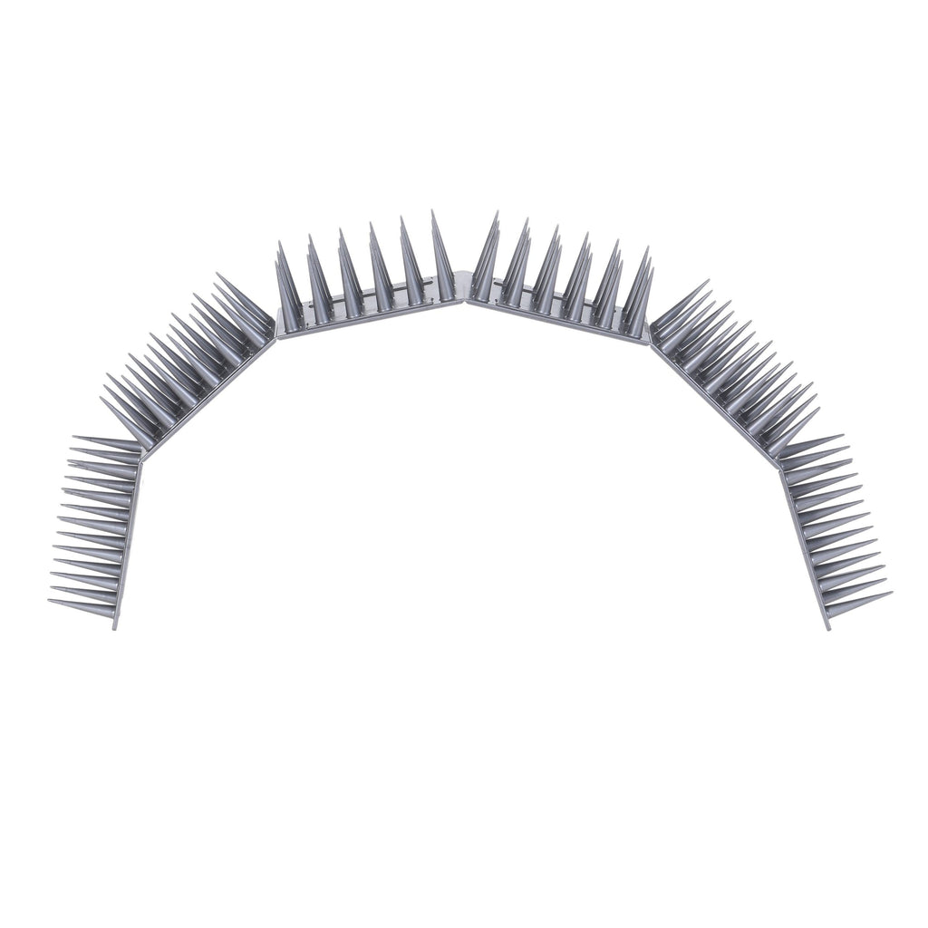 Tepi plastic inalti de 3,5 cm, culoare gri impotriva pasarilor si animalelor-SAE 60021