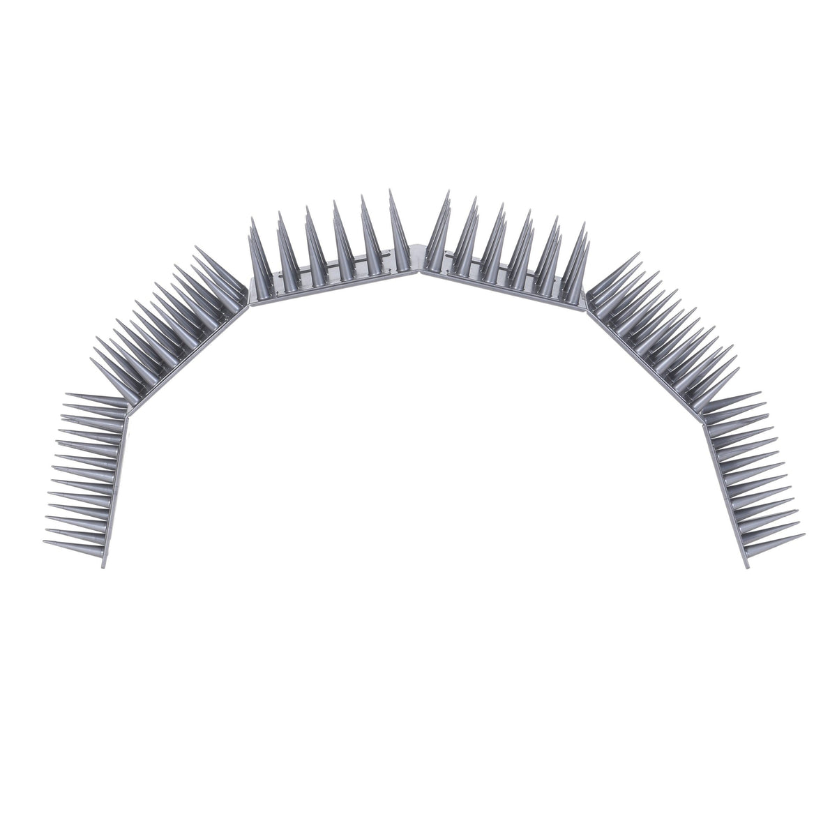 Tepi plastic inalti de 3,5 cm, culoare gri impotriva pasarilor si animalelor-SAE 60021