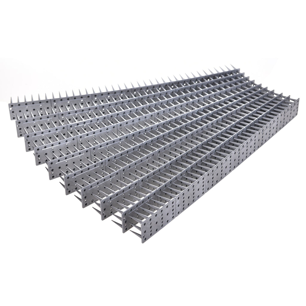 Tepi plastic inalti de 3,5 cm, culoare gri impotriva pasarilor si animalelor-SAE 60021