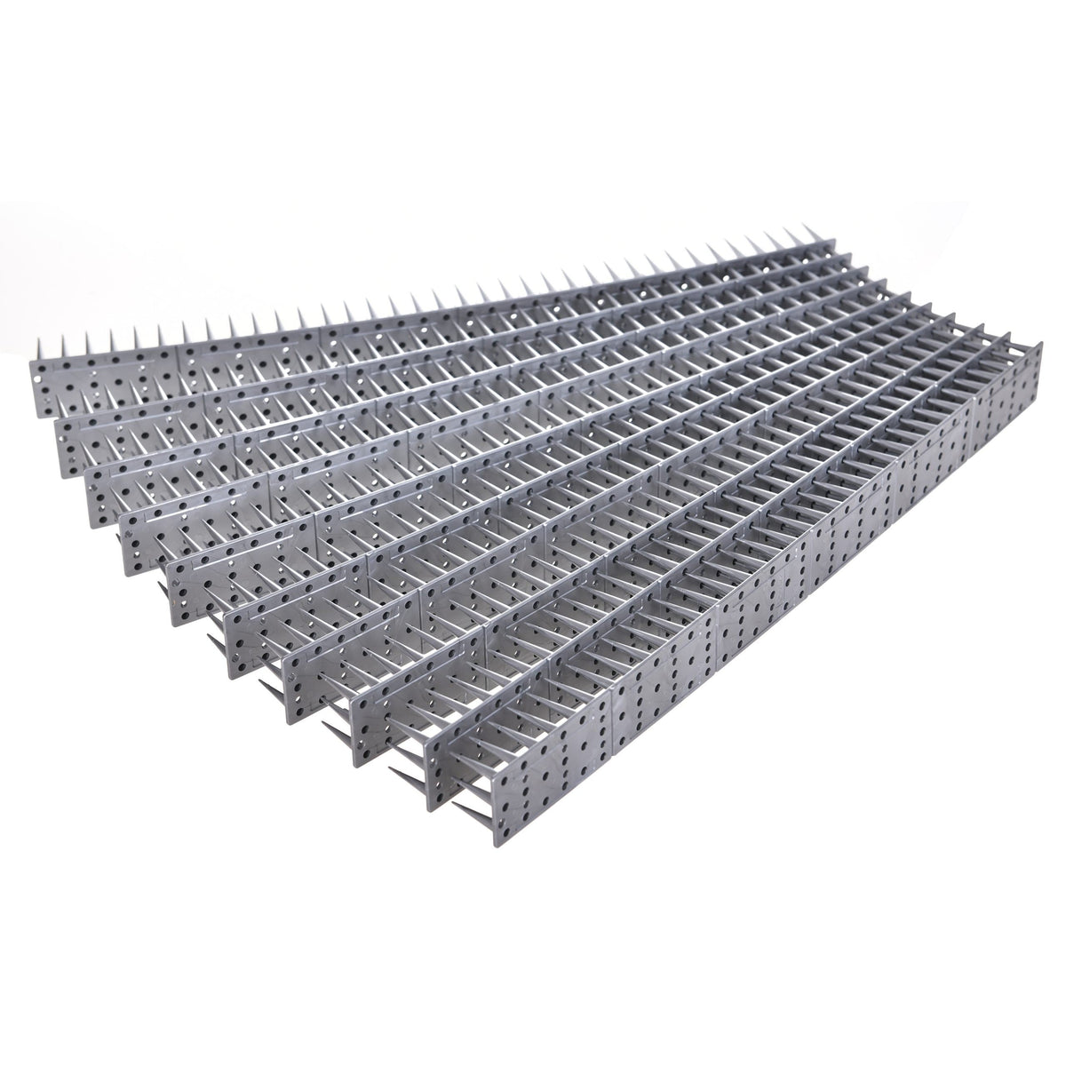 Tepi plastic inalti de 3,5 cm, culoare gri impotriva pasarilor si animalelor-SAE 60021